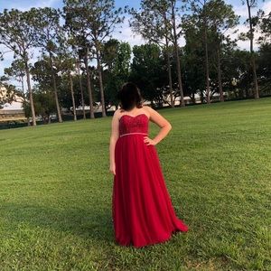 Red Prom dress!